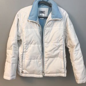 Athletic Works White Puffer Jacket